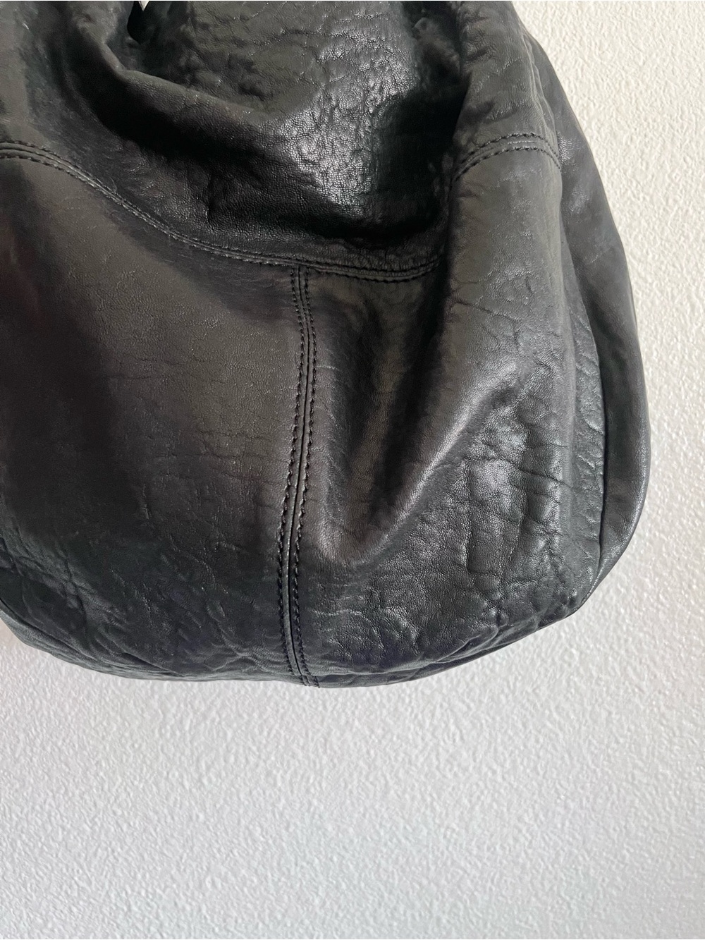 L.A.M.B. Black Leather Hobo Bag - Picture 9 of 15